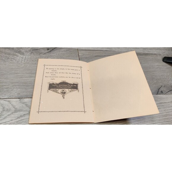 A Visit From St Nicholas by Clement C Moore REPRINT of 1849 Book Spalding & Shep - Picture 10 of 10